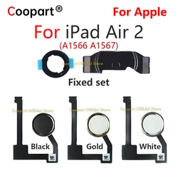 Coopart Home Button Fingerprint Scanner Touch ID Menu Return Home Sensor Flex Cable For iPad Air2 A1566 A1567
