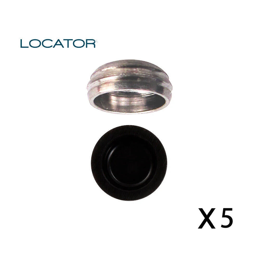 LOCATOR Male Replacement Metal Housing & Lab Cap Assembly (5 Pks)