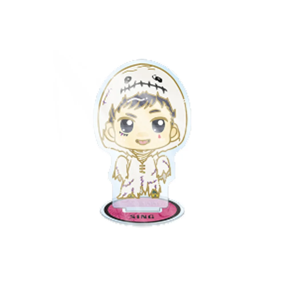 Anime BANANA FISH Ash Lynx Eiji Okumura Q Version Acrylic Keychain Stand Figurine Desk Decor Gift view 4