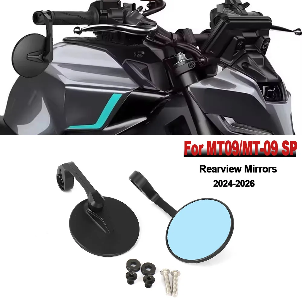 

For YAMAHA MT09 MT-09 MT 09 SP 2024 2025 2026 Motorcycle Accessories Handlebar End Rearview Mirror Side Mirror kit