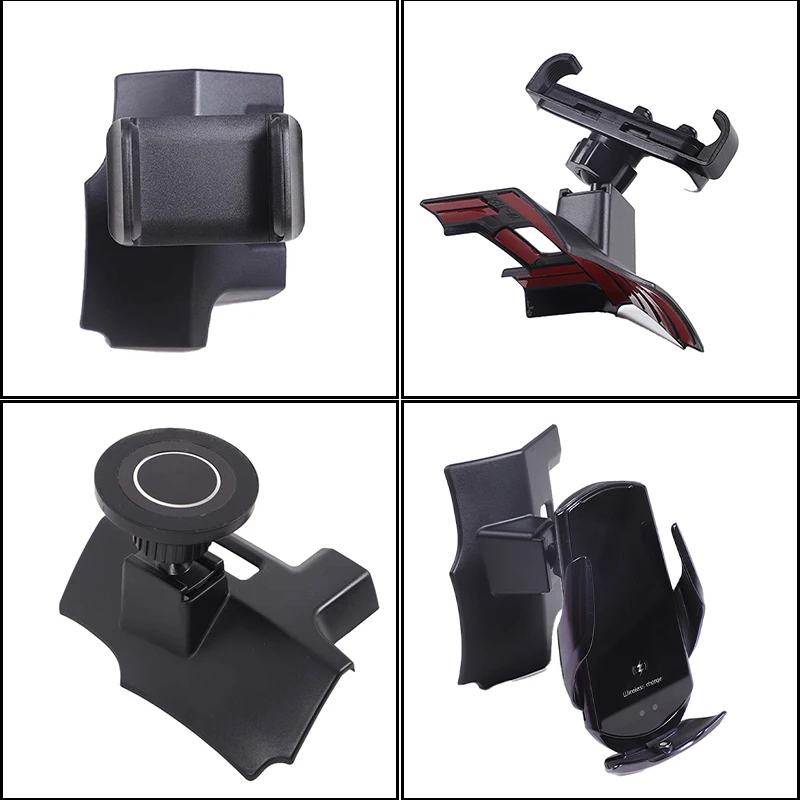 For Lexus GX 2021-2023 Car mobile phone stand 360° central control air outlet stand Rubber surface fixed bracket Accessories