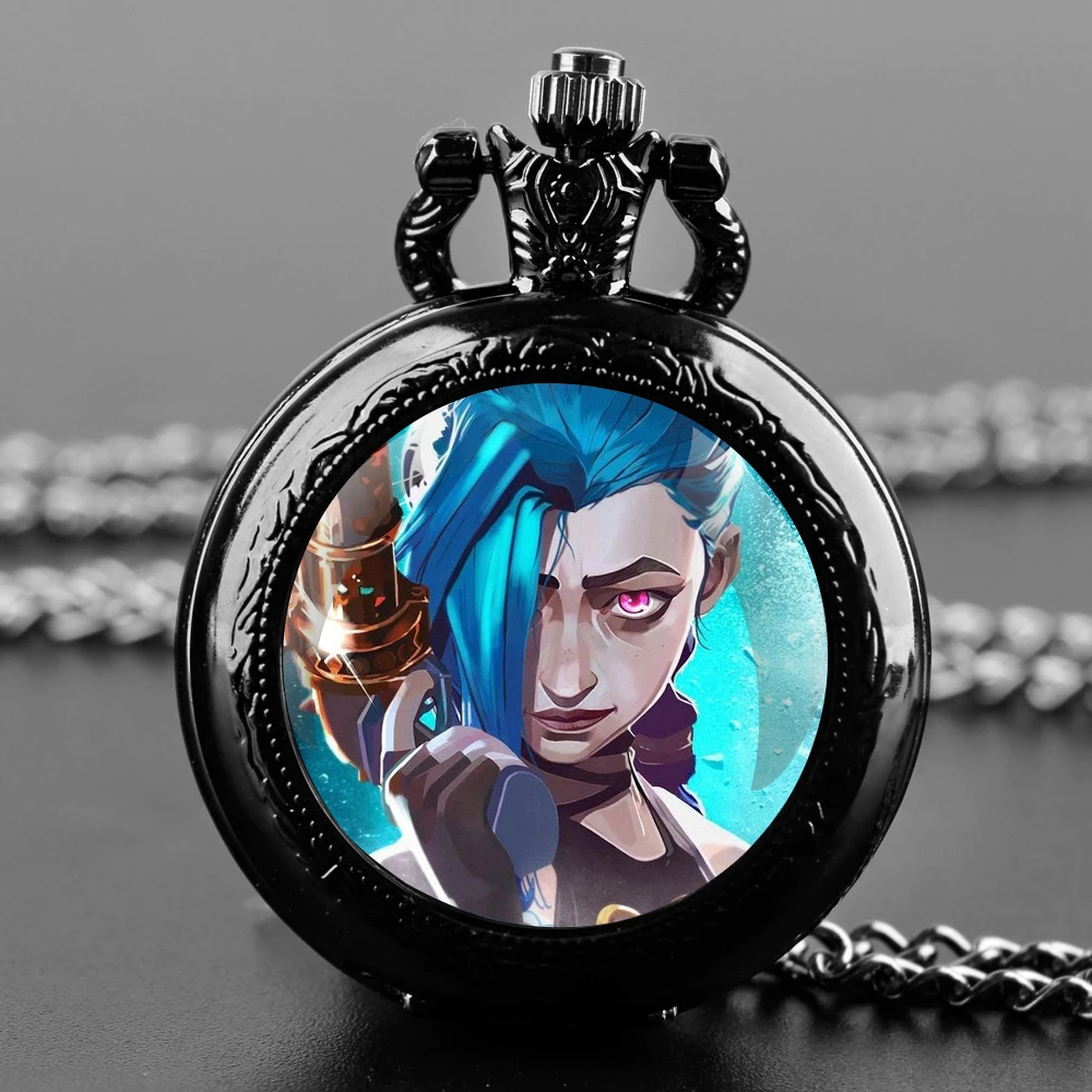 Arcane Jinx Einzigartige kreative Quarz-Taschenuhr, Halskette, Zubehör, Kette, Uhr, Kinder-Souvenir, beste Geschenke für Kinder und Männer