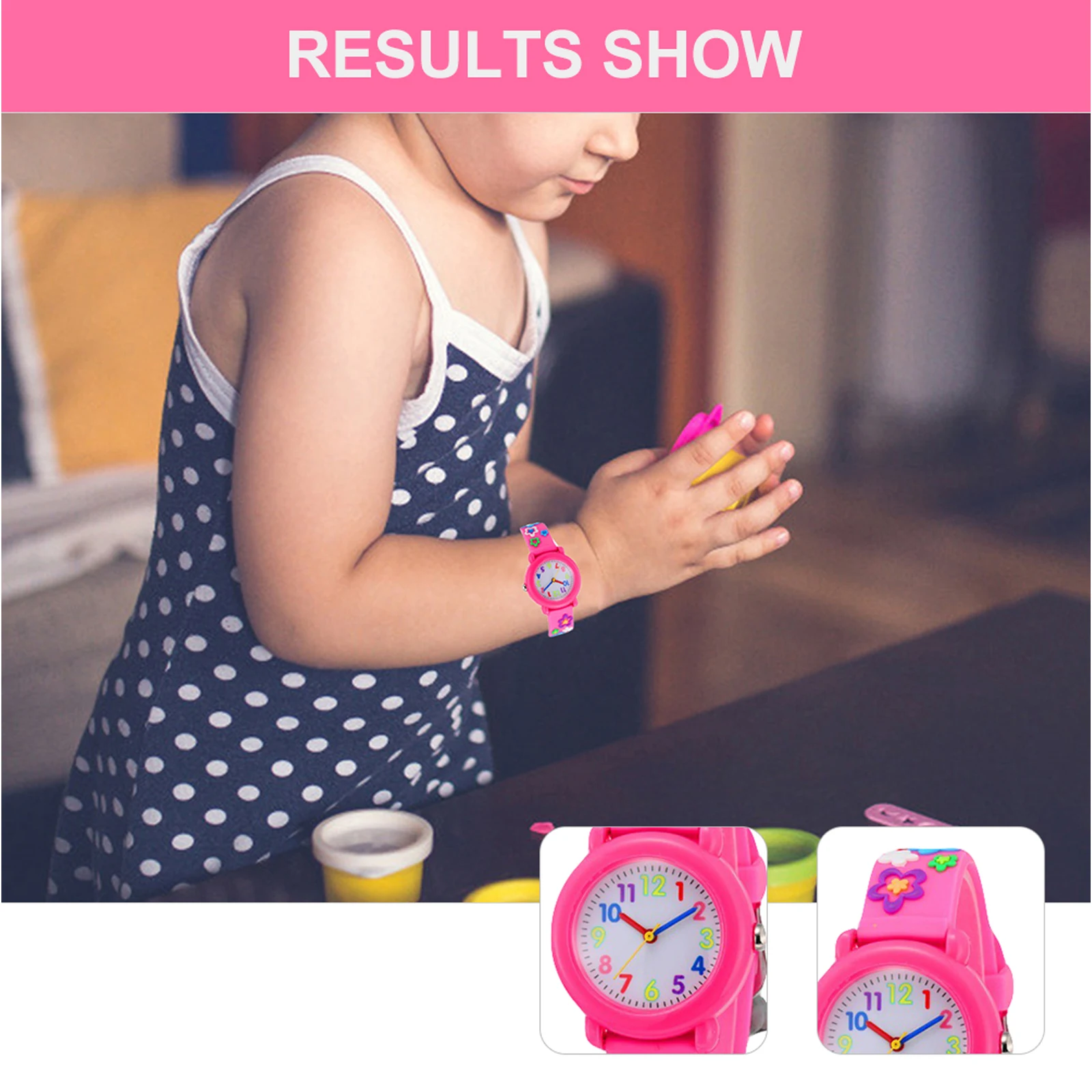 1pc Waterproof Kids Watch Cartoon Wristwatch For Children Silicone Timepiece Fashionable Durable Gift For Daily Use