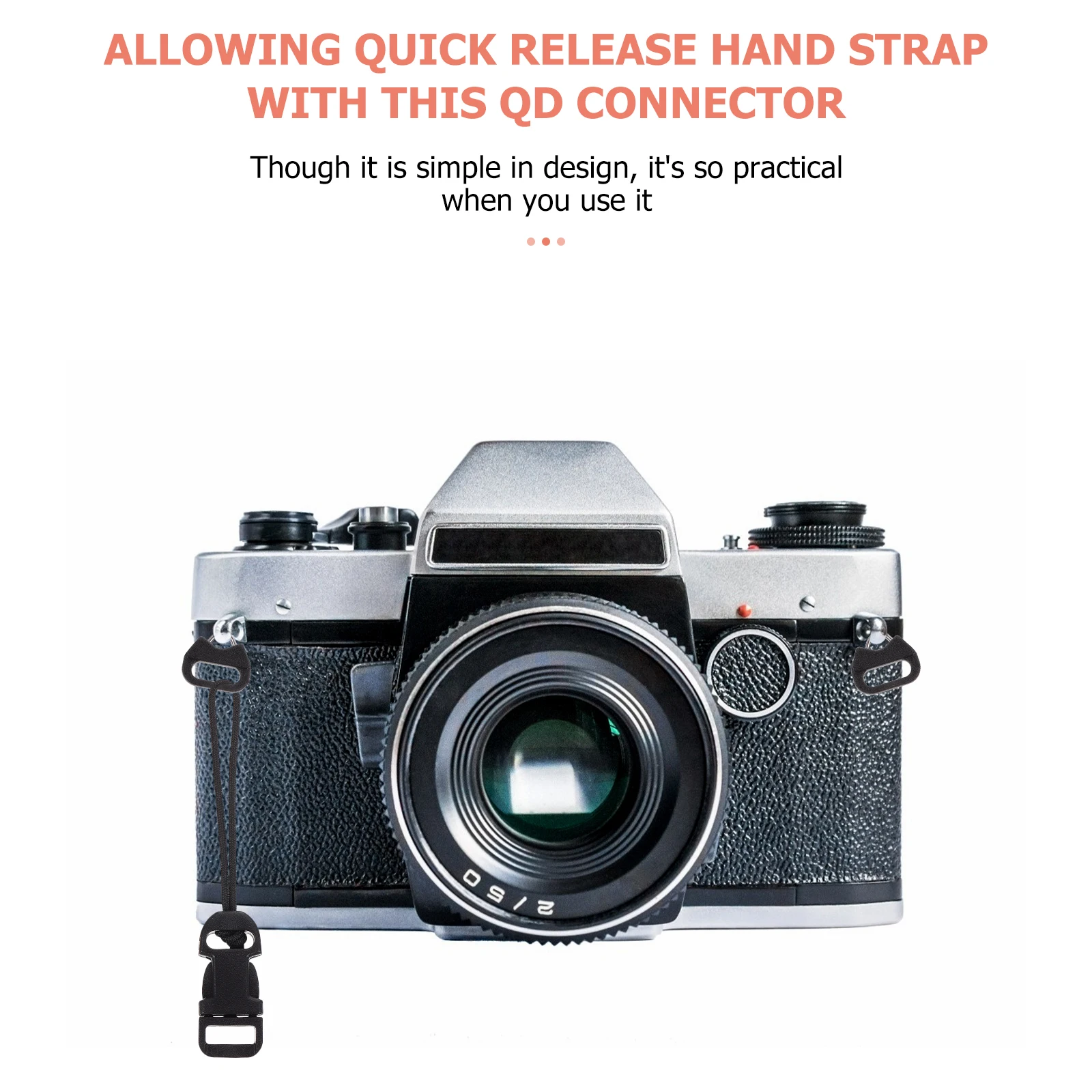 

8 pcs Replacement Connector Release Buckles Durable Easy Install Gift For Family Friends Qd System Clip Quick Neck Strap Adapter