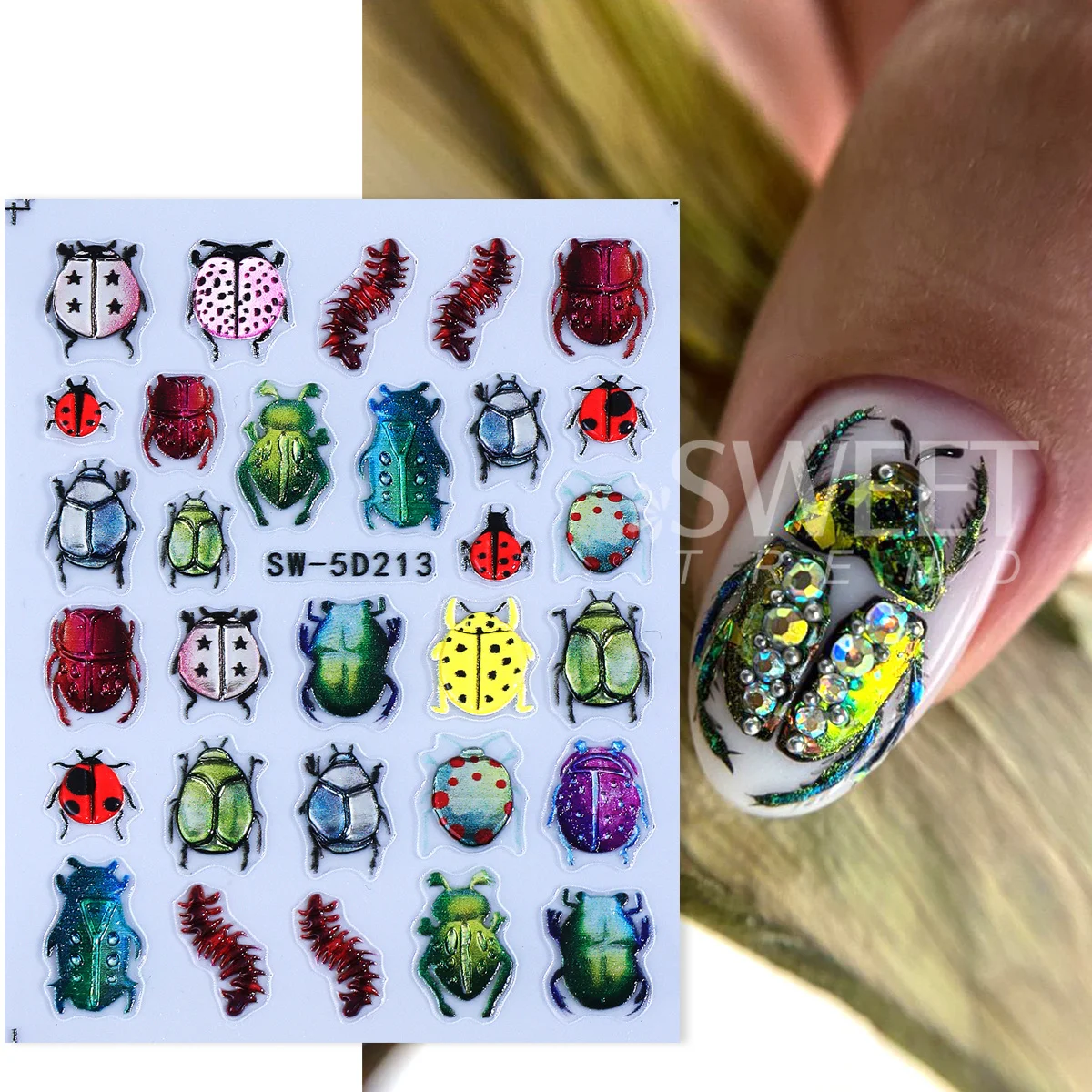 1/2 pièces Autocollants 5D en  - Nail Art Zelda avis et prix