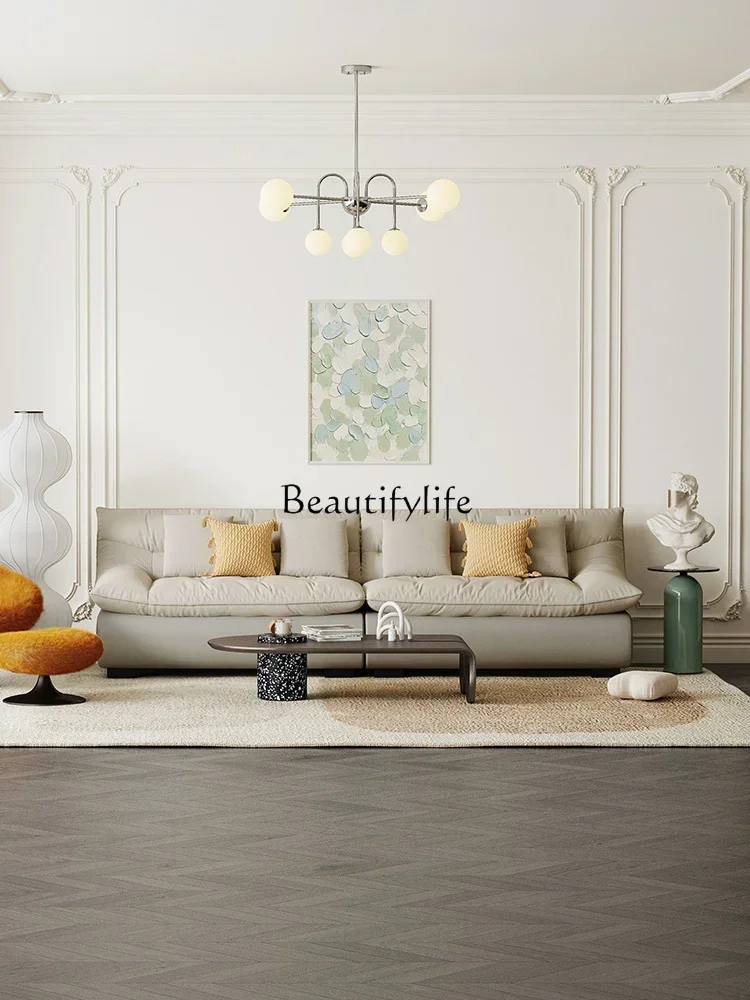 

Whole house furniture Italian Household Living Room Coffee Table Brushed Oval Tea Table