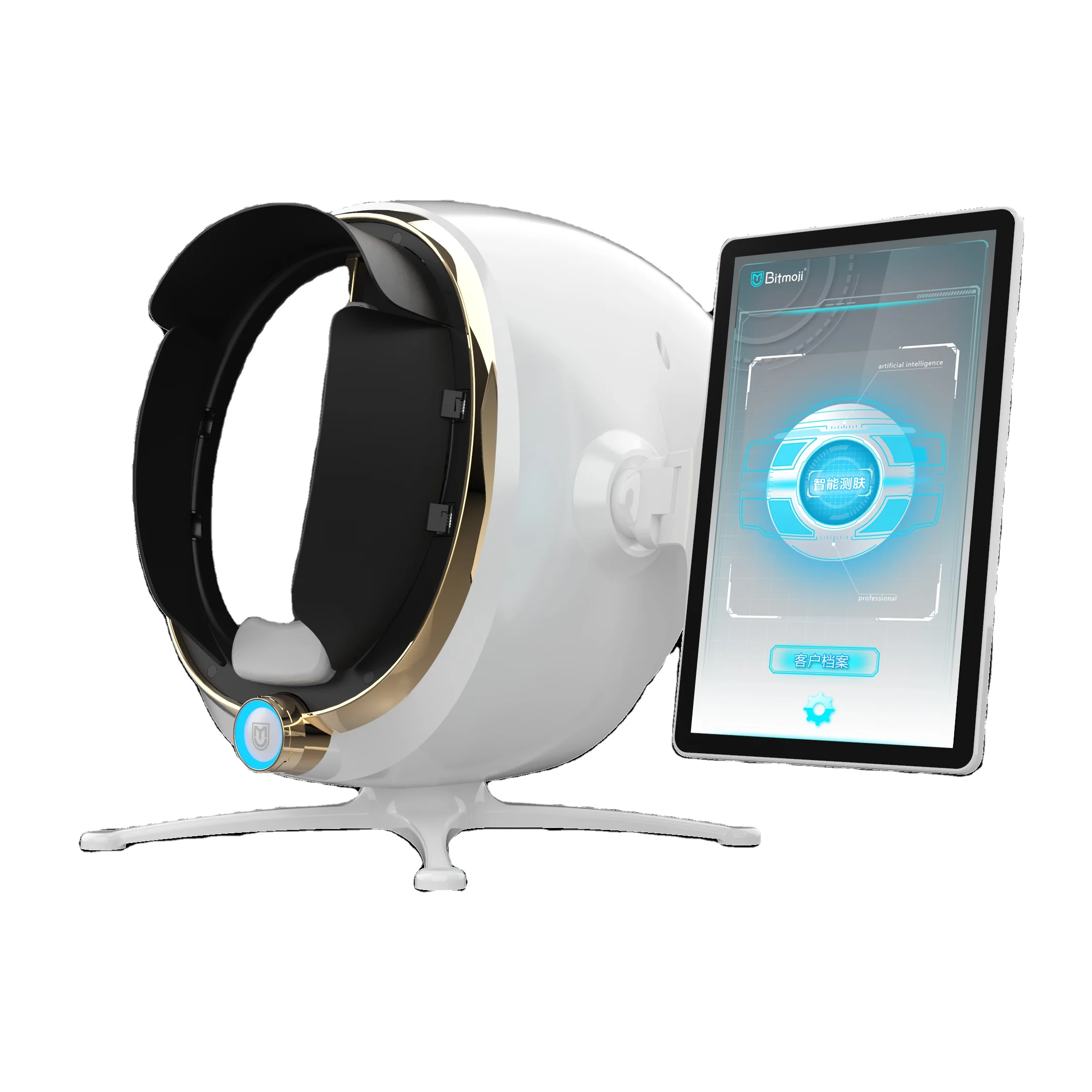 スキンアナライザー美容サロンフェイシャルマシン スキンアナライザースキャナー タブレット付きフェイシャルスキンアナライザーマシン