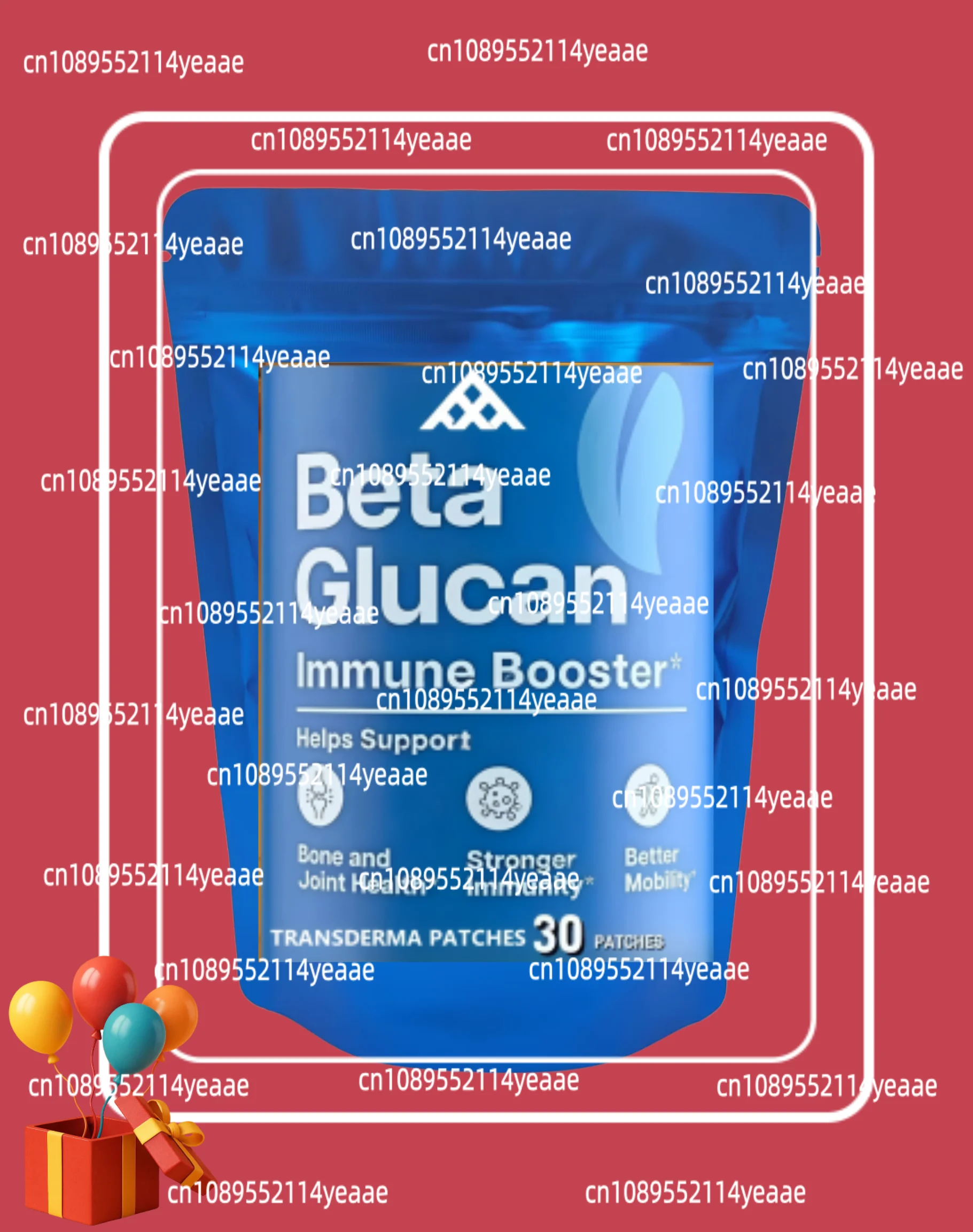 30 Patches Beta Glucan Transdermal Patches For Immunity, Skin & Gut Support