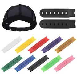 Snapback Strap Colorful Replacement with 7 Holes Hats Repair Fasteners Buckle Strap Snapback Extender Hat Strap Clip for Cap