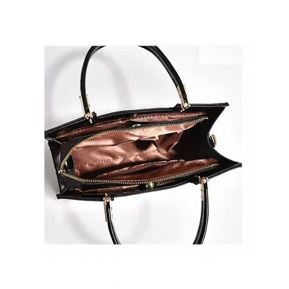 

Crocodile Embossed Fashion Tote Bag, Versatile Large Capacity Shoulder Crossbody Bag For Women