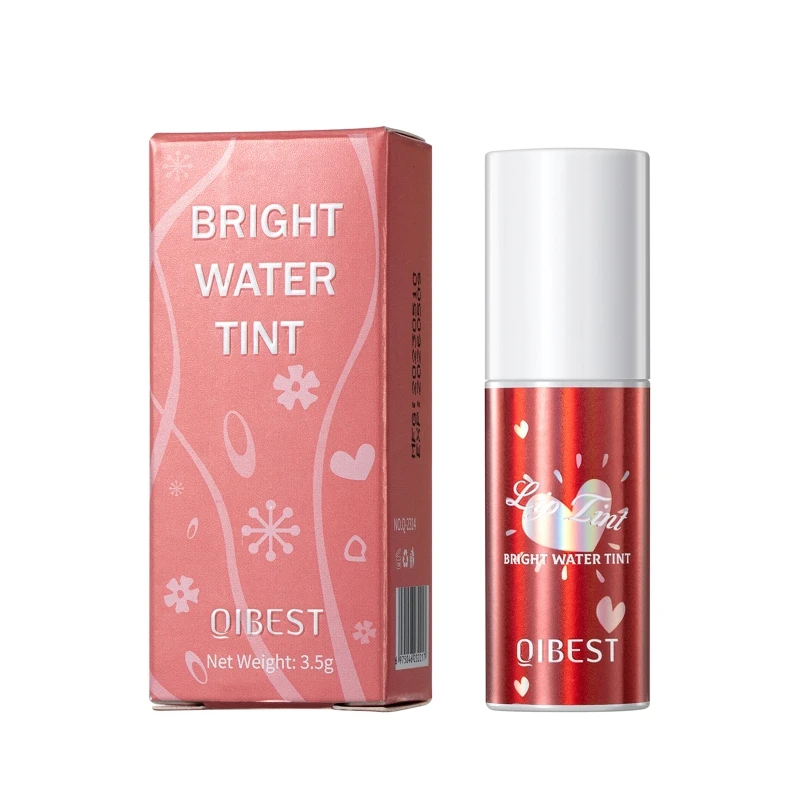 QIBEST-Rouge à lèvres brillant anti-adhésif E74C, résistant à l'eau, longue durée, pour femmes