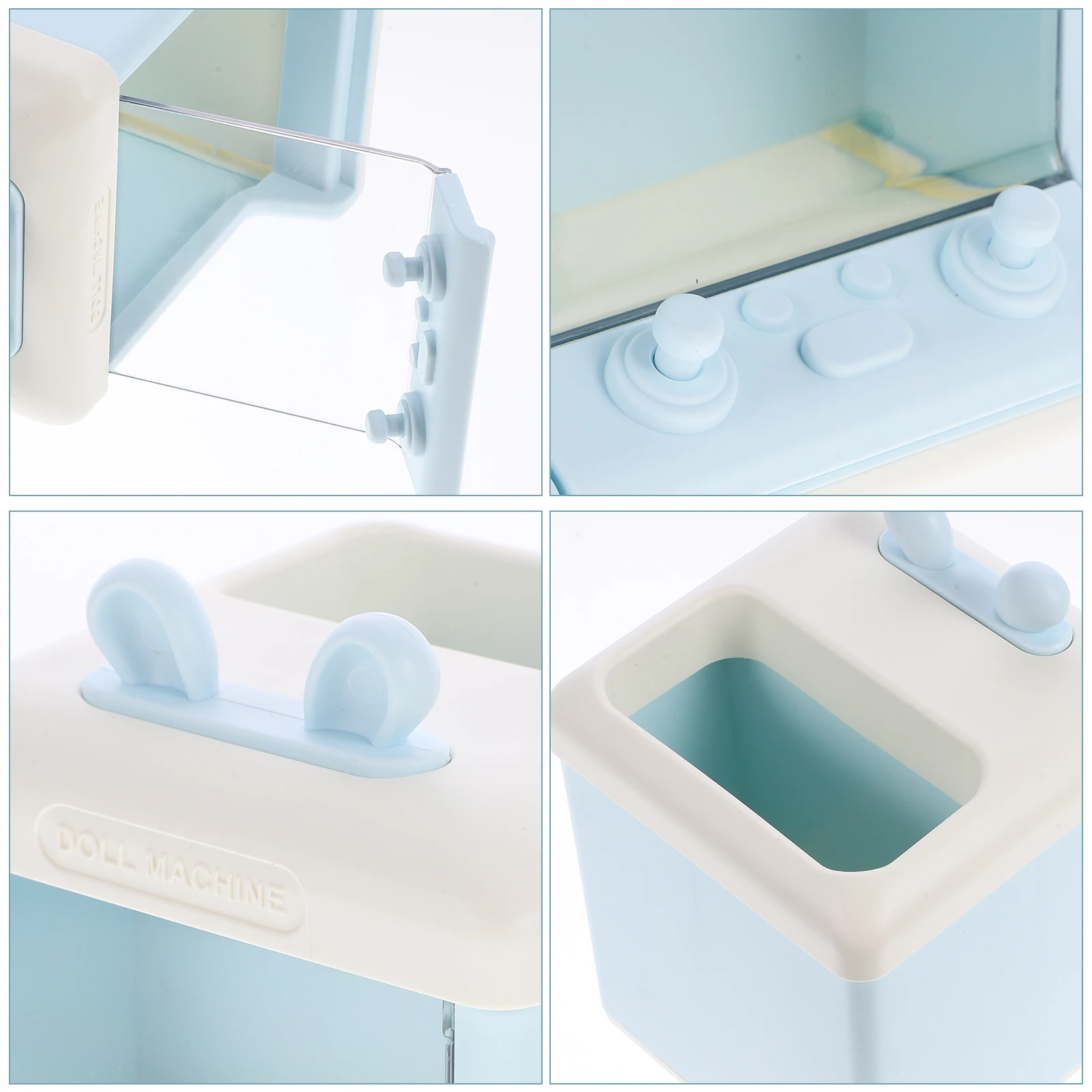 

Sturdy Large Capacity Holder For Desk Abs Material Non-Slip Desktop Organizer Simple Style Pencil Storage Container