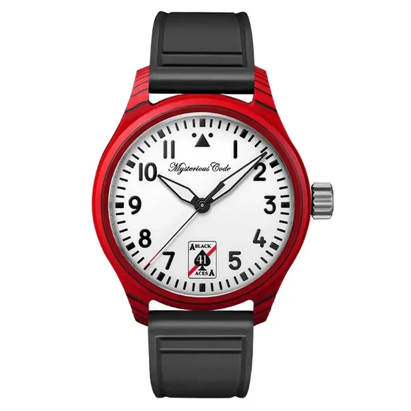 Часы наручные из углеродного волокна с сапфировым стеклом, 50 м