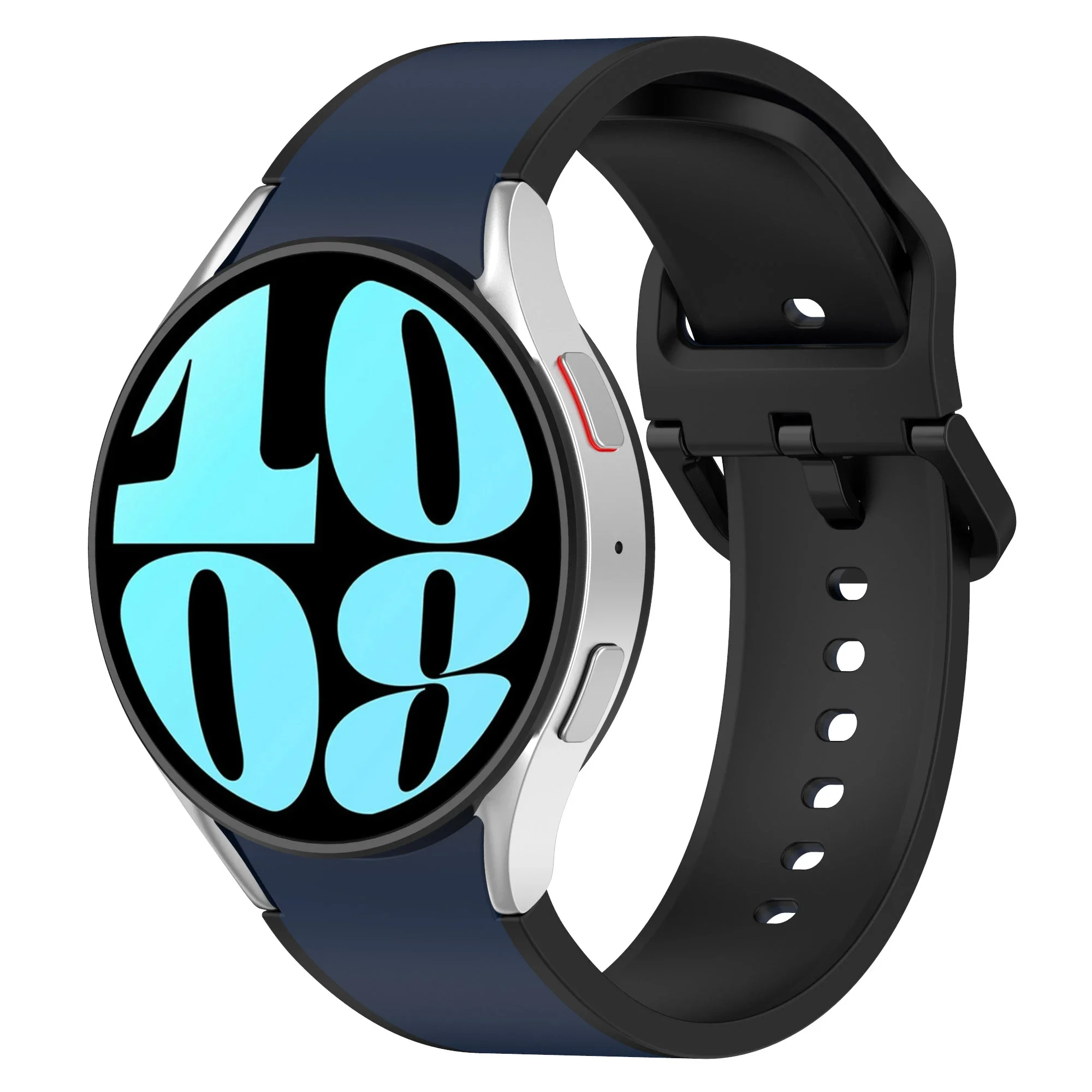 Tali Silikon Tanpa Celah untuk Jam Tangan Samsung Galaxy 6-4 Klasik 43Mm 46Mm 43Mm 47Mm Jam Tangan Gelang Nyaman 4/5/6/7 40Mm 44Mm Sabuk