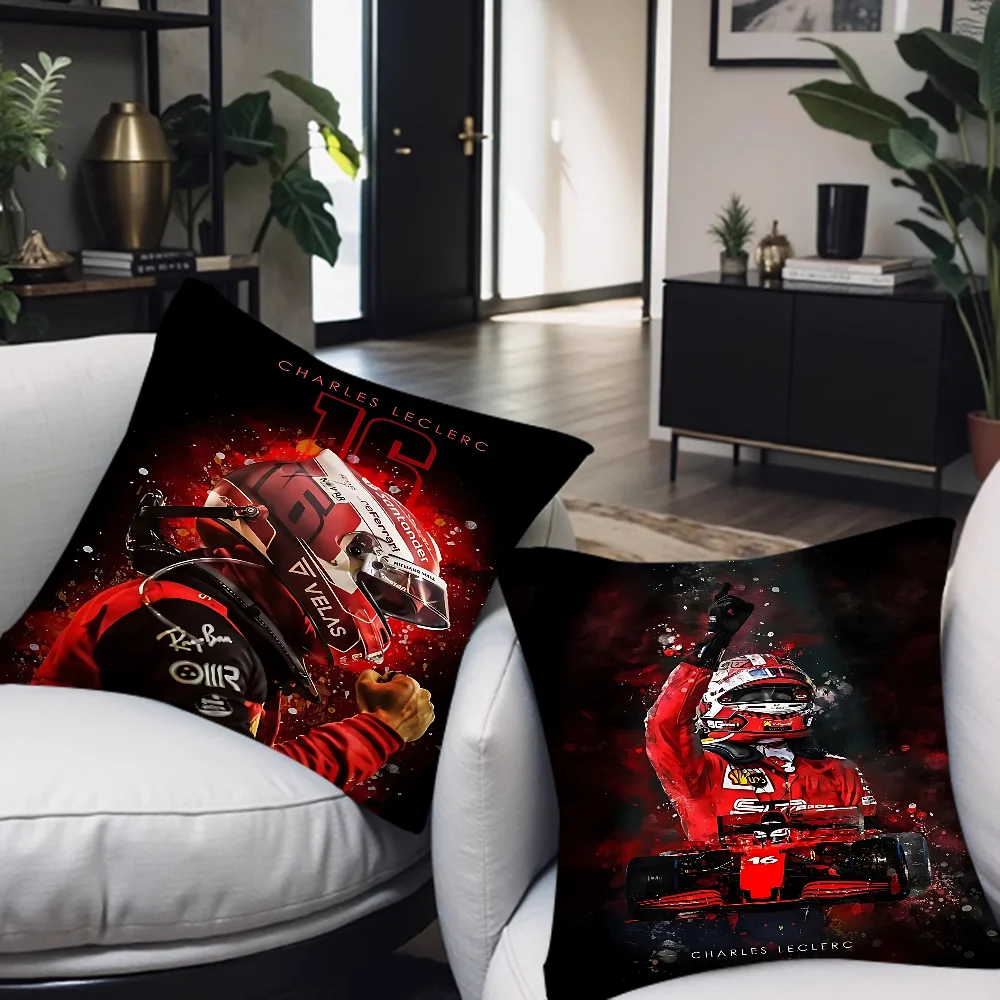 F1 الفورمولا 1 المتسابق أسطورة L-Lewis H-Hamilton شخصية وسادة غطاء غرفة نوم الاطفال البرية ديكور الحفلات المخدة عيد ميلاد الطفل