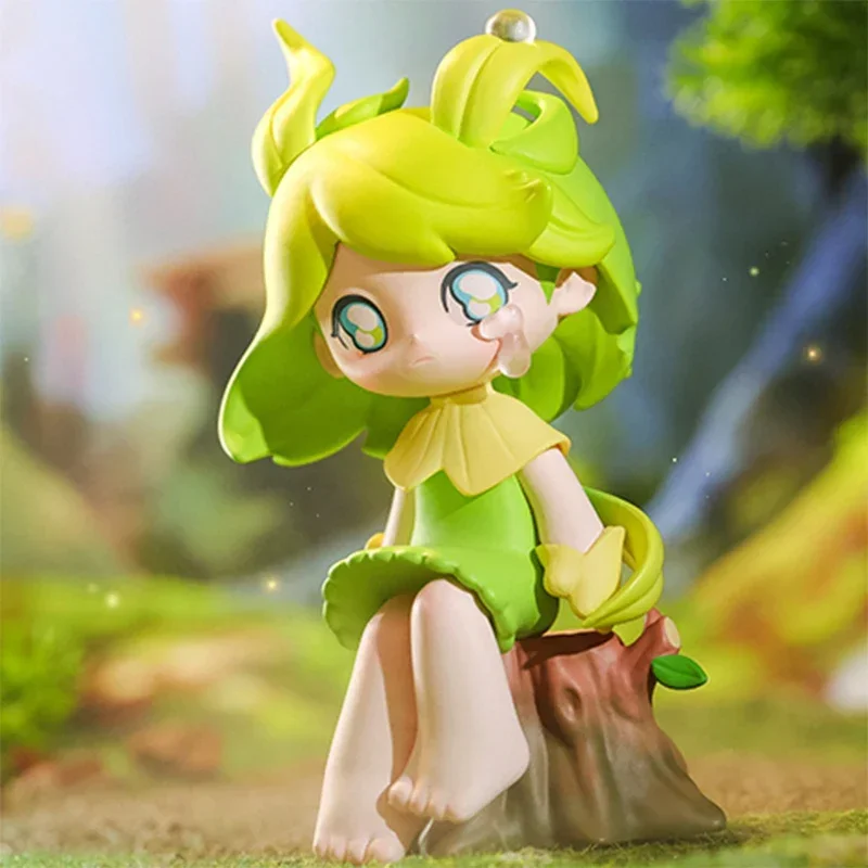 POP MART AZURA Natural Element Series Blind Box Toys Kawaii อะนิเมะแอ็คชั่นฟิกเกอร์เซอร์ไพรส์กล่องลึกลับตุ๊กตาสาวของขวัญ