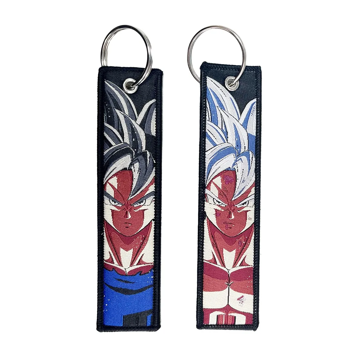 Dragon Ball Embroidery Cool Keychain Lanyard Anime Manga Series Badge Holder USB Pendant Portable Key Lanyard Accessories