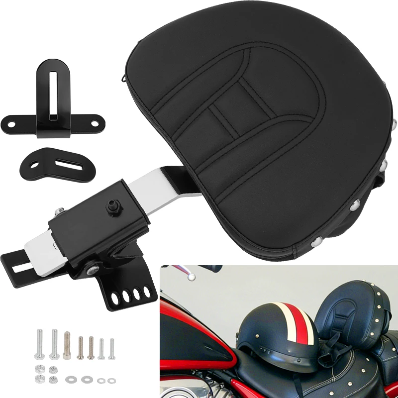 

For Harley Touring Road Street Glide Road King 97-22 Adjustable Motorcycle Driver Backrest Detachable Front Rider Backrest Pad