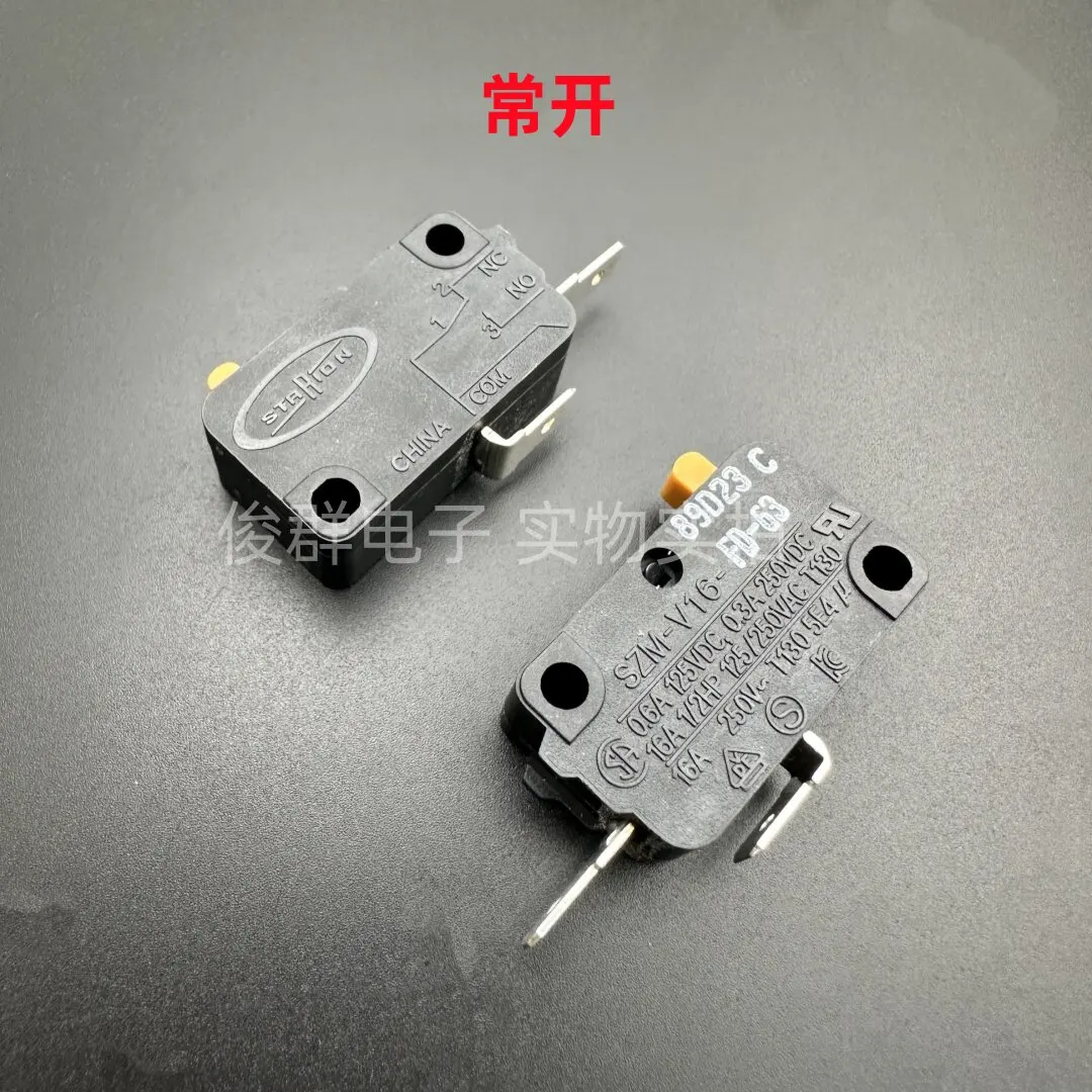 10pcs/micro switch SZM-V16-FD-63 high current 2-pin 16A normally open power button