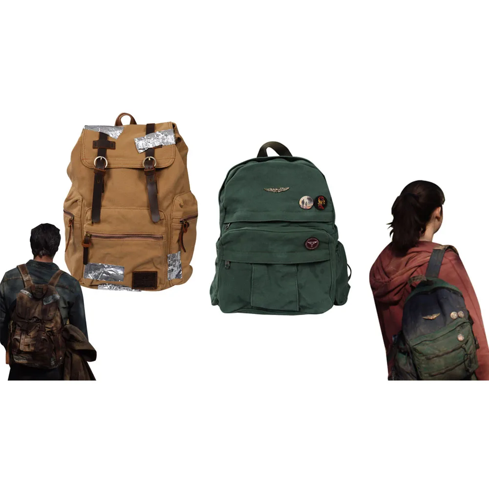 Ellie Cosplay Rucksack Frauen Kostüm Zubehör TV die letzte Rollenspiel Fantasia Halloween Karneval Party Dekor für Verkleidung