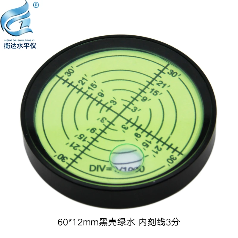 Metal universal level inner scribed level bubble 60 * 12mm high accuracy