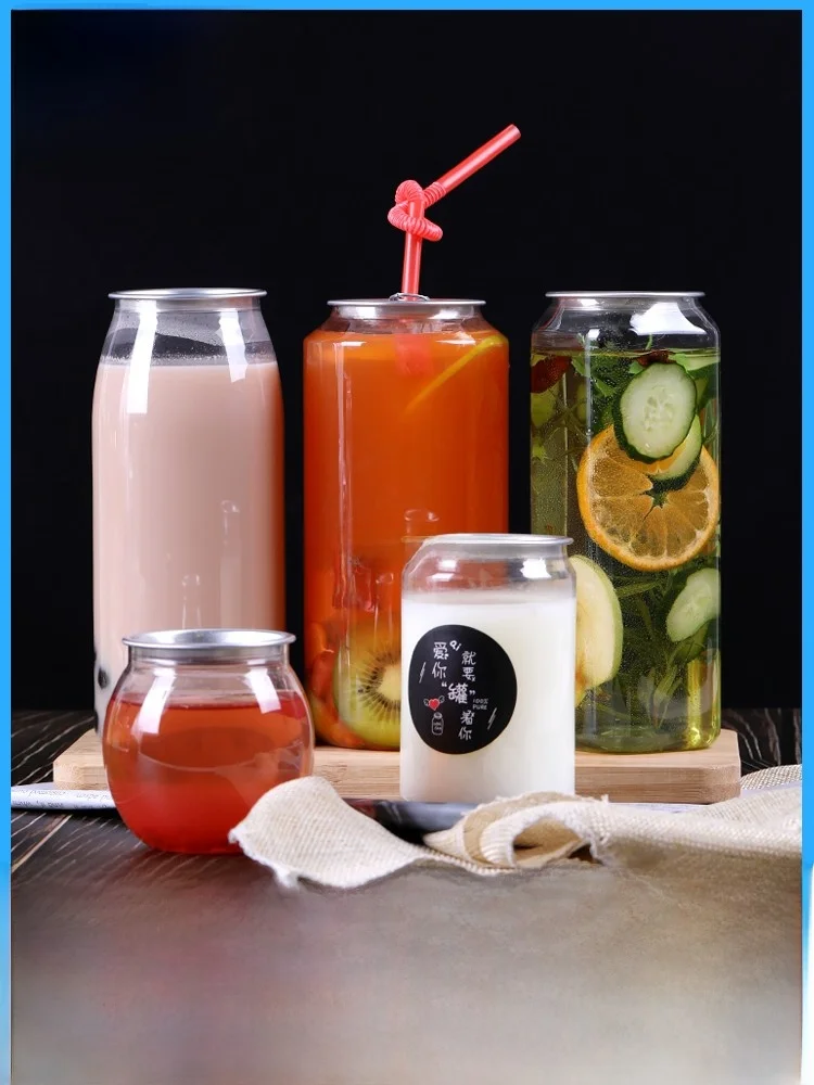 recipiente-de-plastico-descartavel-grau-alimenticio-para-racao-de-animais-bebidas-cha-e-lanches-garrafa-vazia-com-tampa-de-facil-abertura-para-armazenamento