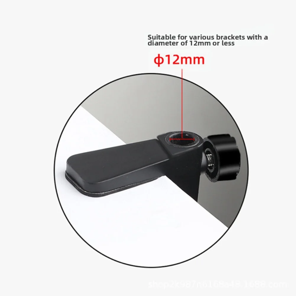 4pcs Adjustable C-Clamp For Desktops With 12mm Threaded Hole, Aluminum Alloy Table Mount Bracket Furniture Hardware