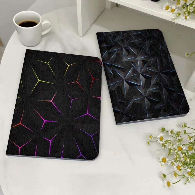 

Colorful Geometric Dark Cool Gift For Xiaoxin Lenovo Tab Pad K11 K10 M10 P11 3rd Plus Pro Legion Y700 Y900 Gen4 2 Tablet Case