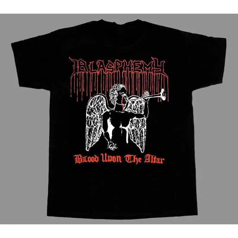 تي شيرت Blasphemy Blood Upon The Altar مقاس كامل S 5XL BE2534