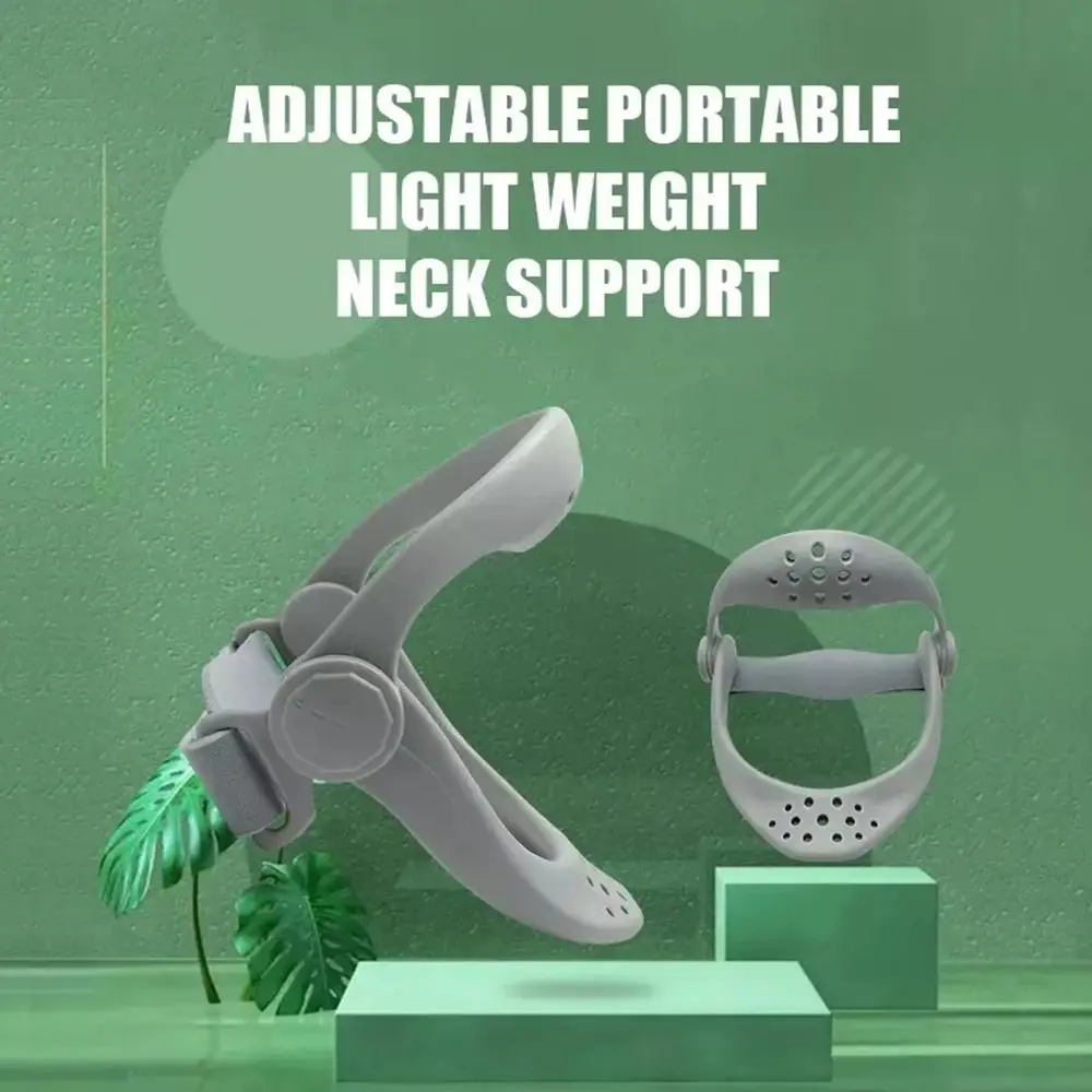 

Adjustable Neck Brace Breathable Foldable Cervical Fixed Supports Collar Easy To Use Lightweight Cervical Traction Device Men