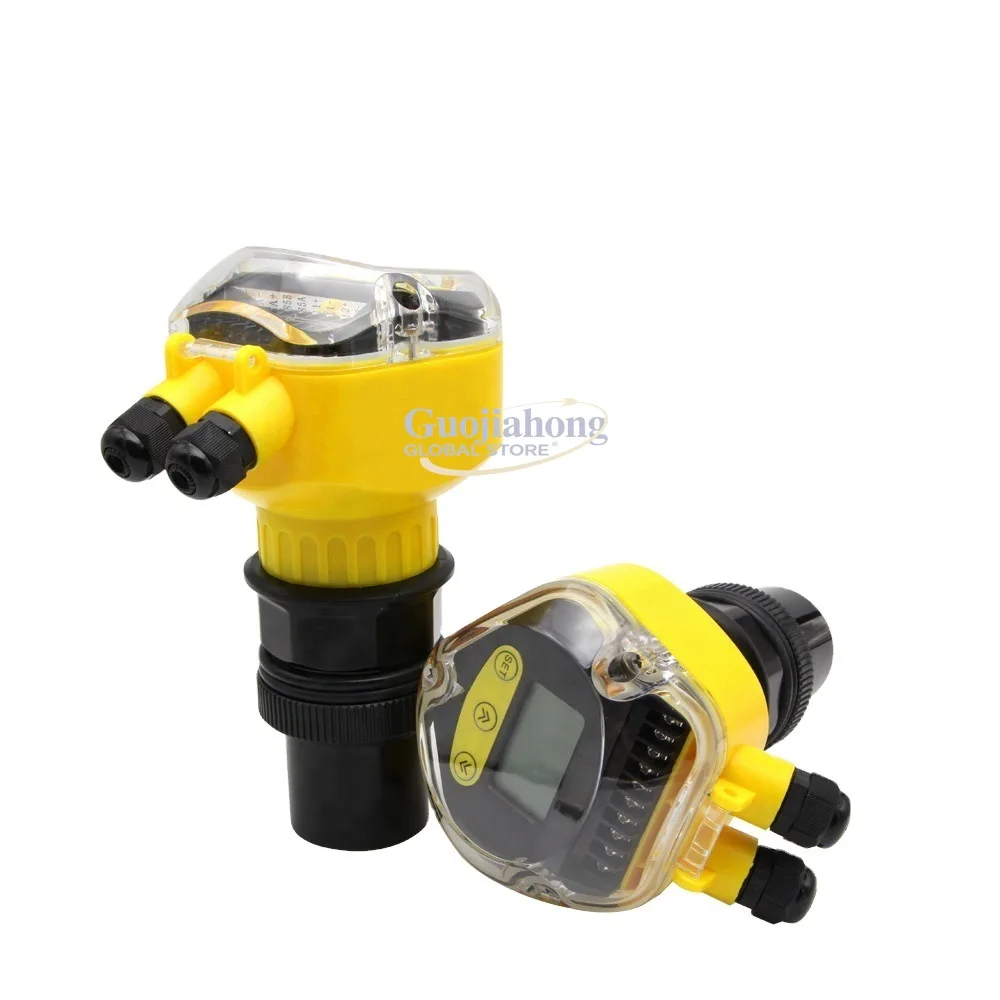 Gemex, ultrasonic level meter, non-contact belt display, factory direct sales of 5-meter range water level sensor