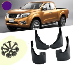 4X Mud flaps for Nissan Navara Frontier Brute D40 2005~2016 2nd Gen Mudguard Fender Splash Guards MudFlaps Mudguards Accessories