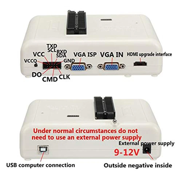 Super Fast RT809H Universal Programmer for FLASH NOR/NAND/EMMC/EC/MCU/ISP with Linux OS
