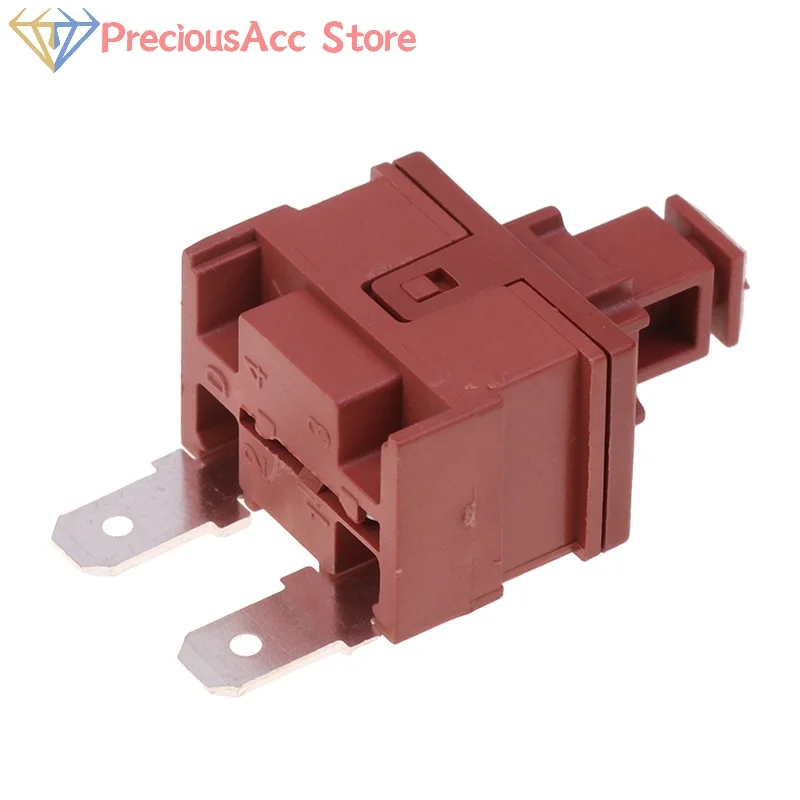 1Pc KAN-L5 Key Switch 2Pin Self Lock Button 7.5A 250V AC Power Control For Water Heater Vacuum Cleaner Repair