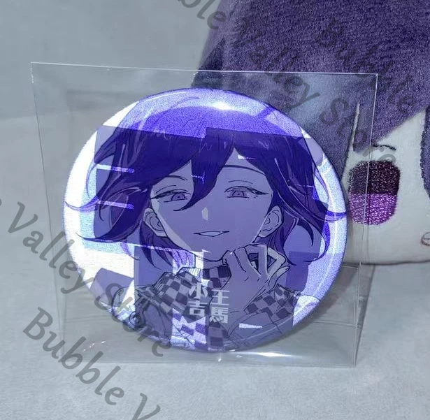 أنيمي دانغانرونا ناجيتو كومايدا ساياهارا شويتشي كايدي أكاماتسو تأثيري شارة عاكسة دبوس الصدر الكرتون ‌ شعار بروش عيد الميلاد