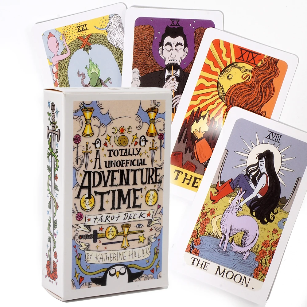 

Adventure Time tarot Deck by Katherine Hillier 78-card deck Fortune Telling Game Divination Game Gift based on the Rider-Waite