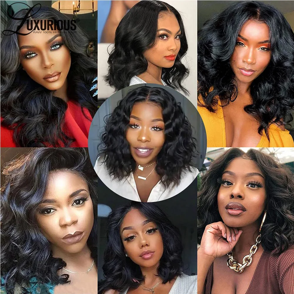 Glueless Body Wave natural color Wigs For Women Preplucked 13X4 HD Transparent Lace Front Wig Brazilian Virgin Human Hair Wigs