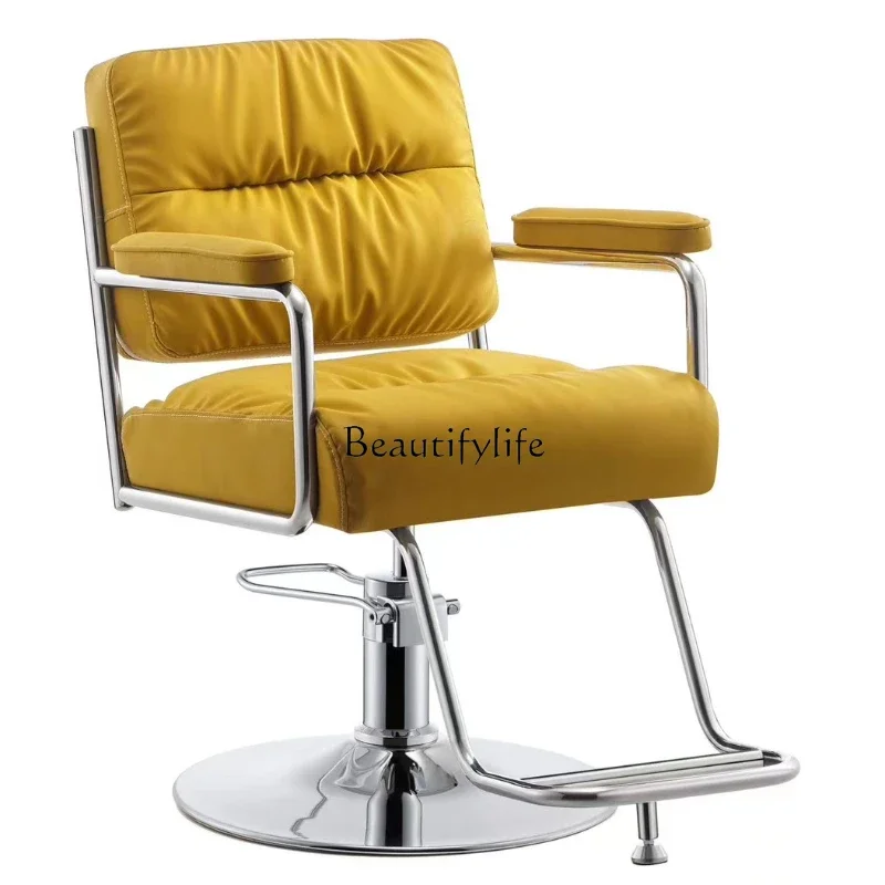 كرسي yj9 Barber Shop الحديث البسيط لقص الشعر الخاص بصبغة بيرم لصالونات التجميل