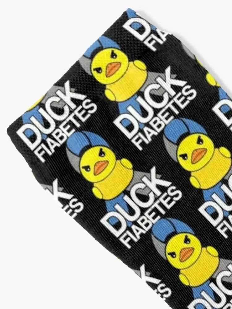 Type 1 Diabetes T1D Duck Fiabetes Funny Gift For Diabetes Awareness Month Socks summer warm winter Woman Socks Men's