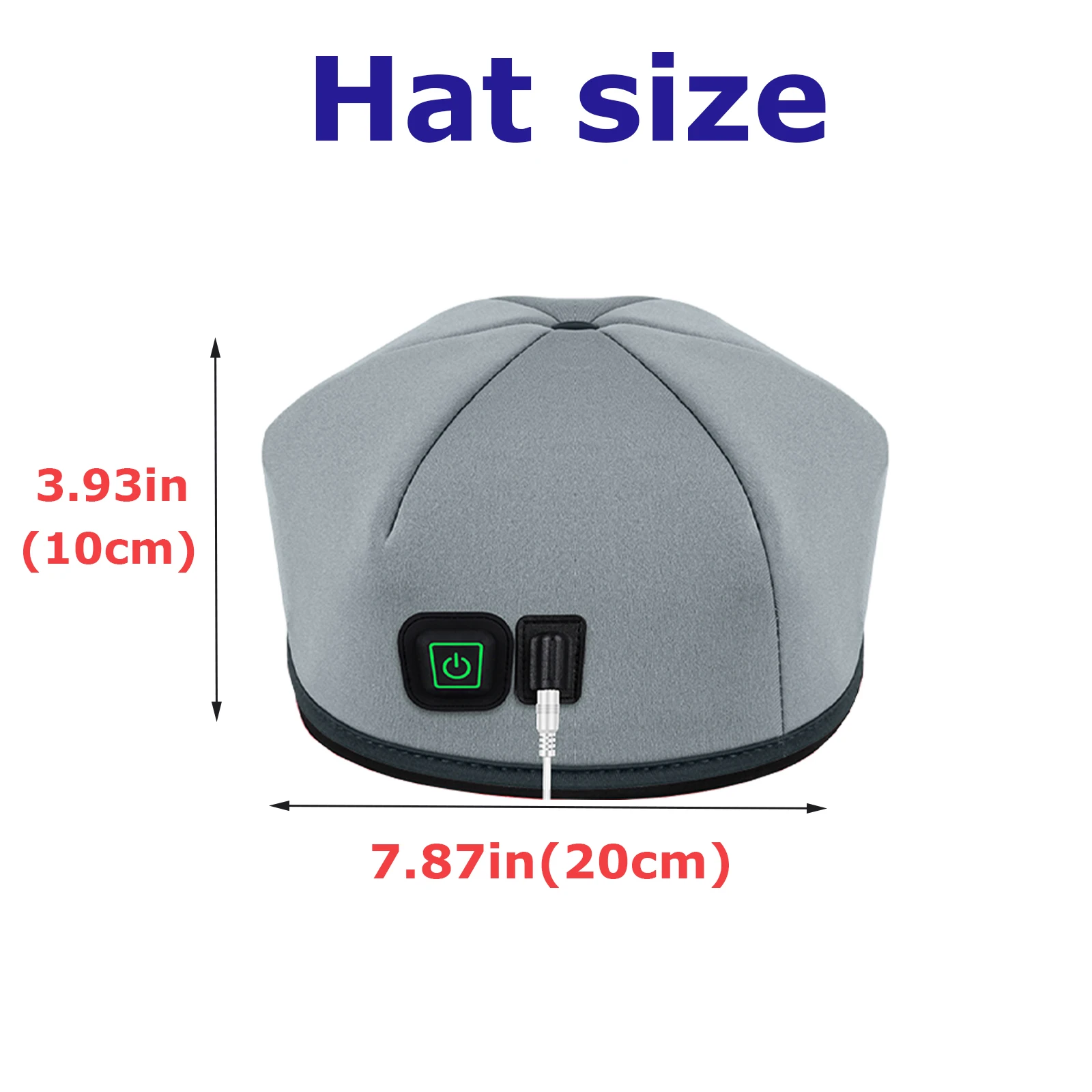 Red Light Therapy Cap for Hair Regrowth, Infrared light therapy for Thinning Hair Comb,LED Hat prevent Hair Loss