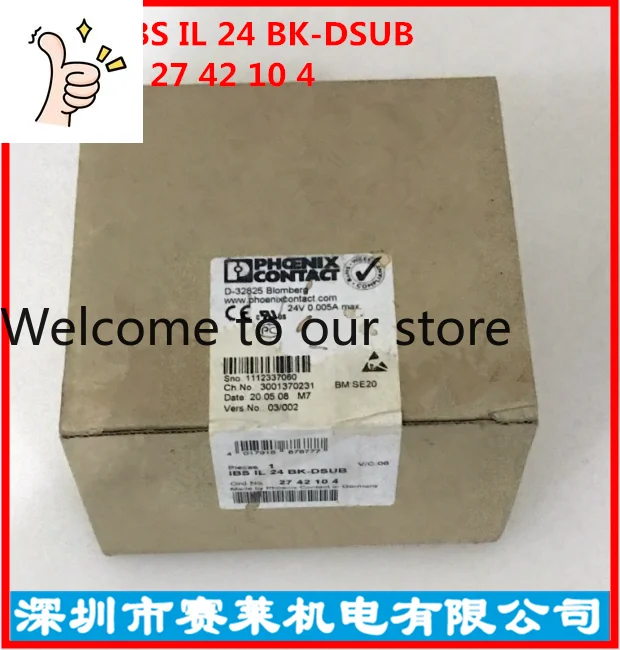 Phoenix Original Bus Coupler IBS IL 24 BK-DSUB 2742104 In Stock