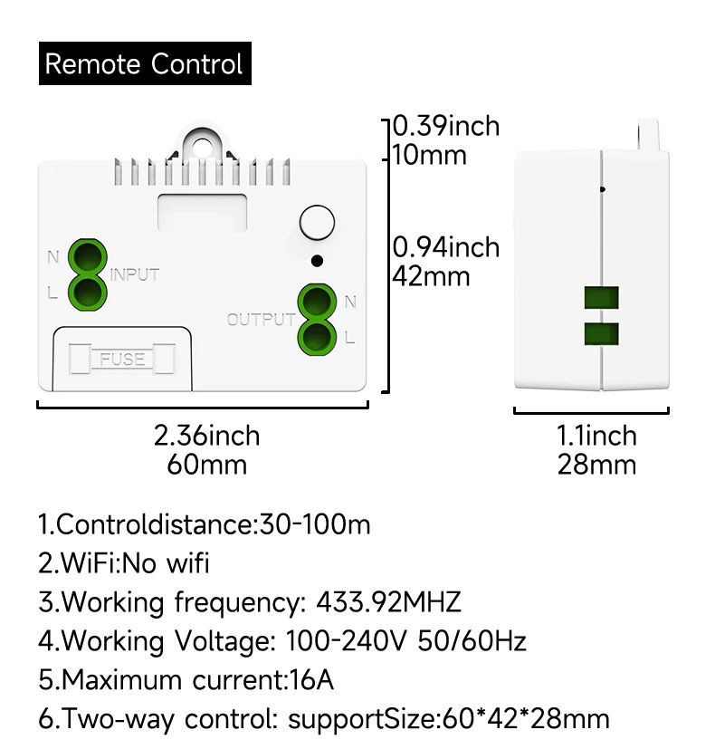 Selbstenergieerzeugender Drahtloser Schalter IP44 Wasserdicht Ohne Batterie Haushalts-Fernbedienung Druckknopf Wandlichtschalter – Detail 10