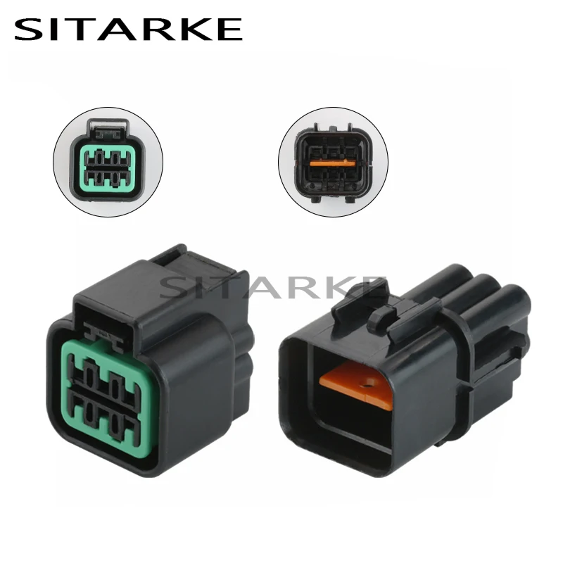 

6 Pin Auto Fog Lamp Circuit Assembly Connector Corner Lamp Signal Lamp Adapter Socket for Hyundai Kia PB625-06027 PB621-06020