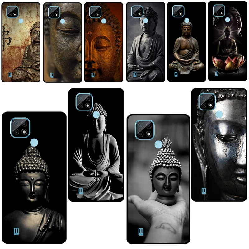 gautama buddha For OPPO Realme C21 C15 C11 C3 GT Q3 6 7 8 Pro Case Cover For OnePlus 9 Pro Nord 2 8T 9R