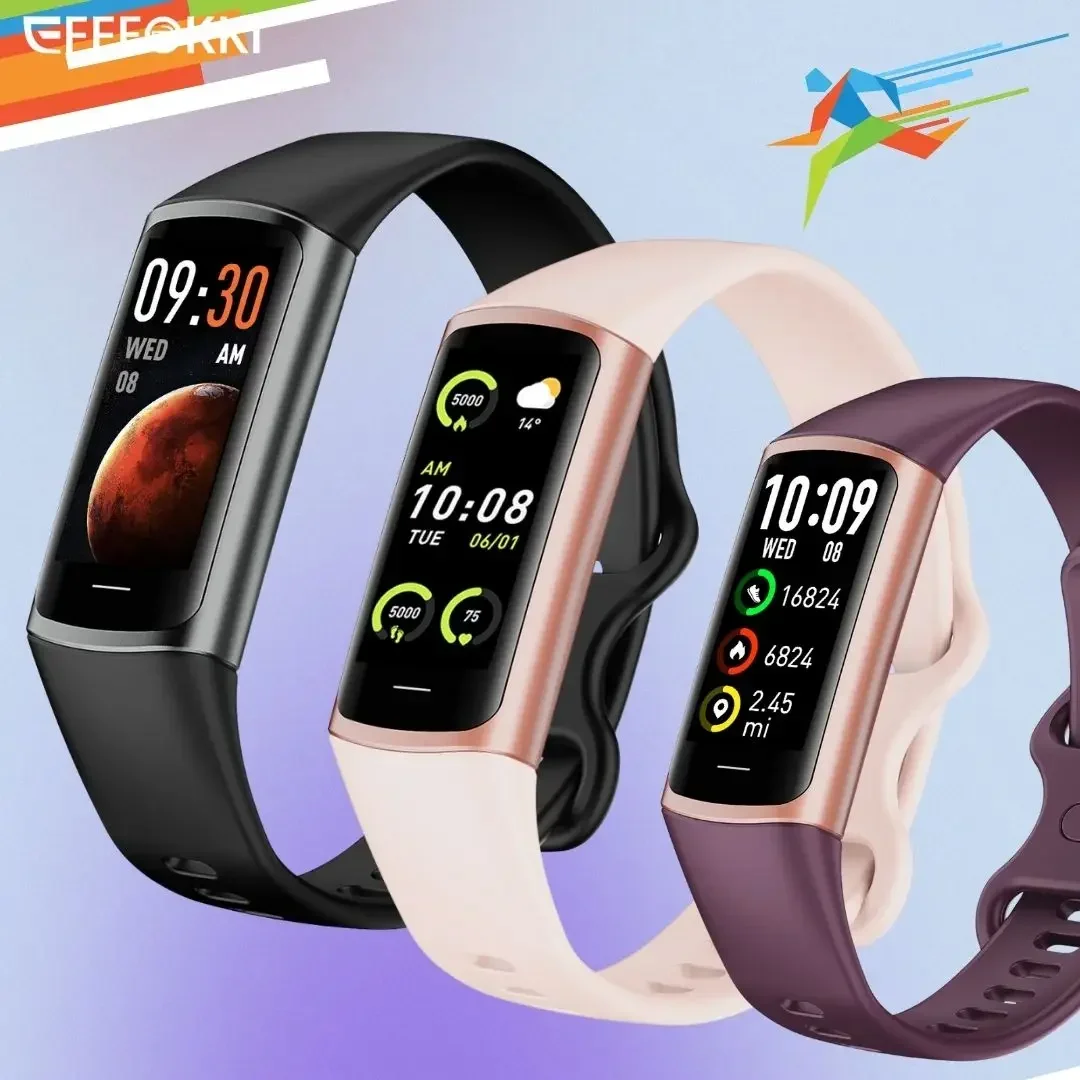 Smart Band 8 Pro Free Shipping Temperature Bracelet Pedometer Sport Men Smartwatch 2024 Waterproof For Xiaomi Huawei Smartphone