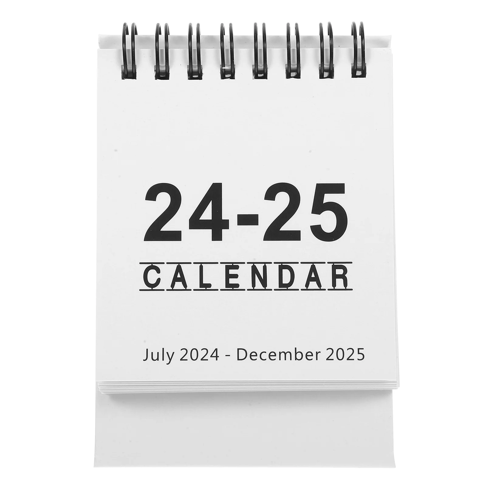 Mini Desk Calendar Note 2025 Office Simple Calendars Standing Supplies Paper Small 2024-2025