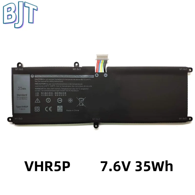 

New 7.6V 35Wh 4540mAh Laptop Battery VHR5P For DELL Latitude 11 5175 5179 Series Tablet T04E XRHWG RHF3V 0RHF3V T04E001 0XRHWG