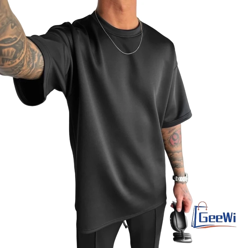 

[50% Off] 2025 Men's Air Layer Solid Color T-Shirt - Lightweight Everyday Wear Breathable Casual Tees for Daily Commute