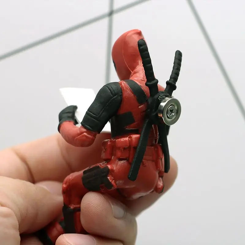 

Marvel Deadpool Fridge Magnet Groot 3D Action Figure Ornament Refrigerator Magnetic Sticker Whiteboard Message Home Decoration