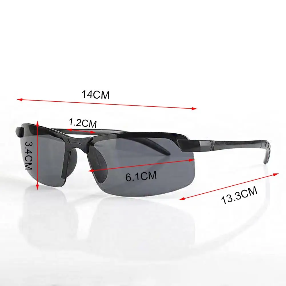 Men Night Vision Glasses For Driving Yellow Glasses PC Frame Sunglasses Outdoor Glasses To Handle At Night Anti Glare